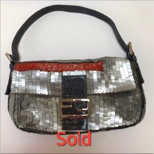 Rare Fendi Lizard Baguettte